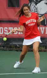 Sophomore Sami Lieb won six games at No. 3 singles.