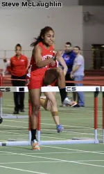 Senior Nikko Brady had the second-fastest time in the semifinals of the 100m hurdles.