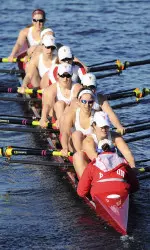 Women's rowing will compete in the CAA Championship on Sunday in Fairfax Station, Va.