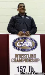 Redshirt junior Nestor Taffur won the 157-pound CAA Championship and went on to earn two wins at NCAAs.