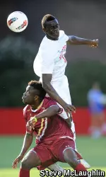 Junior Dominique Badji led the Terriers with three shots, including a header that hit the crossbar.