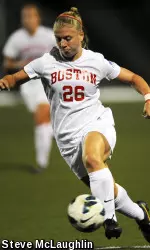 Freshman Erica Kosienski netted the game-winning goal for BU in the 79th minute.