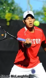 Freshman Jay Leelavanich went 8-0 in singles action during the fall.