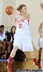 Junior Mollie McKendrick led BU with a career-high 18 points and 11 rebounds for her second double-double of the season.