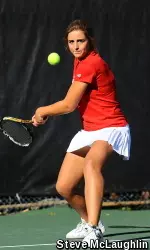 Freshman Barbara Rodriguez dropped just one game at No. 5 singles.
