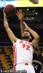 Sophomore Nathan Dieudonne posted 10 points and five rebounds in the win.