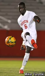 Senior Kelvin Madzongwe has helped the Terriers earn three straight shutouts.