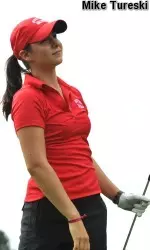 Sophomore Adela Cejnarova's three-under 69 is the best score in relation to par in program history.