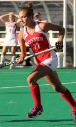 Taylor Blood had the first multi-goal game as a Terrier.
