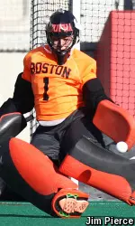 Cerda Eimbcke lowered her goals-against average for the season to 1.62.