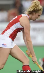 Sophomore Hester van der Laan opened the scoring with her sixth goal of the season.