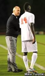 Neil Roberts' first-ever win as head coach of the Terriers came against Colgate back in 1985.