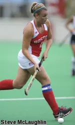 Junior Rachel Coll gave BU a 2-0 lead with her second goal of the season.