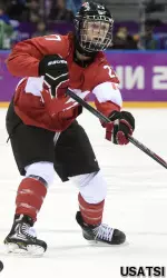 2012 BU graduate and Olympic gold medalist Tara Watchorn will join 2014 graduate Kaleigh Fratkin on the Blades roster for Saturday's game.