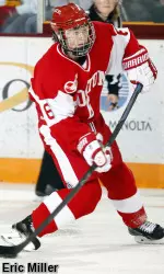 Senior Shannon Doyle extended her point streak to seven games on Tuesday night.
