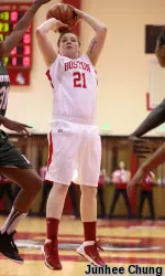 Senior Mollie McKendrick led BU with 19 points and added eight rebounds.