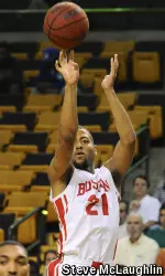 Sophomore Cedric Hankerson led BU with 15 points and six assists.