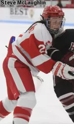 Sophomore Samantha Sutherland scored her first goal of the season on Friday night.