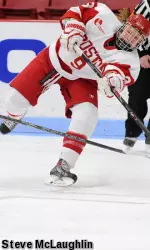 Junior Sarah Lefort has six goals in her last two games against New Hampshire.