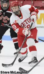 Freshman Rebecca Leslie had a point in five of her first seven games.