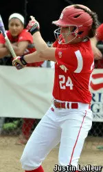 2014 Patriot League Rookie of the Year Brittany Younan helped the Terriers bat a school-record .308 en route to the NCAAs.