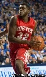 Junior Justin Alston tied a career high in points (17) and added eight rebounds.