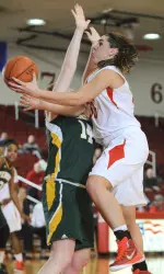Meghan Green led the Terriers with 16 points and six rebounds.