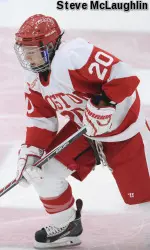 Sophomore Samantha Sutherland is riding a four-game point streak entering Monday.