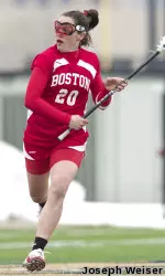 Senior tri-captain Sydney Godett