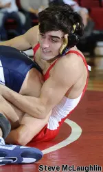 Senior Bubba McGinley and the Terriers welcome Princeton to Case Gym on Saturday.