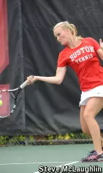 Johanna Hyoty was victorious in doubles and provided the crucial third singles point on Monday.