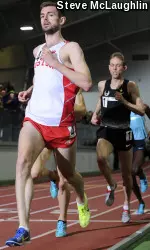 Peters placed fourth in the mile with a time of 4:03.49.