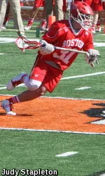 Freshman Sam Talkow is 36-of-49 at the faceoff X over his last three games.