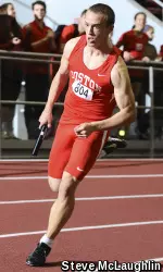 Senior Stephen Vitale posted two top-10 finishes, including his victory in the 400m hurdles.