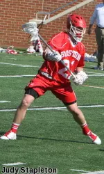 Freshman Greg Wozniak leads the Terriers with 14 caused turnovers.