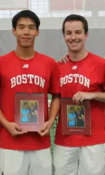 Seniors Chanon Varapongsittikul and Jesse Frieder