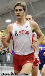 Sophomore Alec Olson won the 3,000m steeplechase thanks to a personal-best time of 9:08.06.