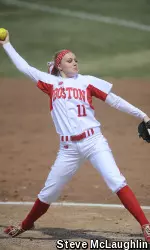 Sophomore Melanie Russell allowed just two hits in the fourth inning.