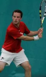 Senior Jesse Frieder won the top doubles match.