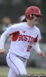 Senior Amy Ekart earned her fourth homer of the season with a solo shot in the second.