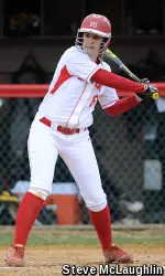 Besides owning 12 victories from the circle, sophomore Lauren Hynes is also third on the team in batting average (.333 avg).