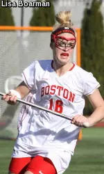 Senior Nell Burdis recorded her first career assist on Wednesday.