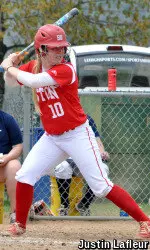 Senior Amy Ekart plated the winning run to eliminate Iona at the 2012 Cal Regional.
