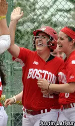 Senior Chelsea Kehr tied the game in the third on a grand slam.