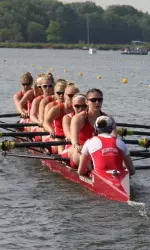 BU's varsity eight boat will open Saturday's competition at 8:40 a.m. in the C/D semifinals.