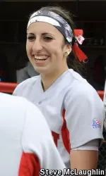 PL Rookie of the Year Brittany Younan is currently batting .389 with 17 stolen bases and 34 RBIs.