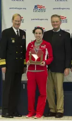 Patriot League Women's Swimmer of the Meet Stephanie Nasson