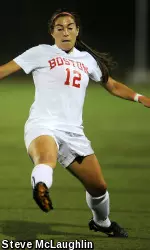 Jenna Fisher scored the lone goal in last year's home opener, a 1-0 win over Dayton.