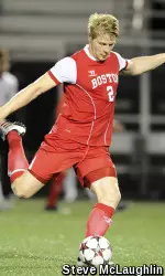 Sophomore David Asbjornsson rifled in his first career goal off a free kick late in the first half.