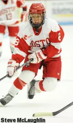 Junior Kayla Tutino opened the scoring for the Terriers on Saturday.